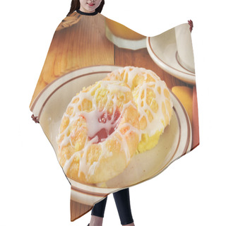 Personality  Cheese And Cherry Danish Hair Cutting Cape