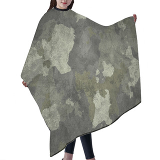 Personality  Army Camouflage Background Hair Cutting Cape