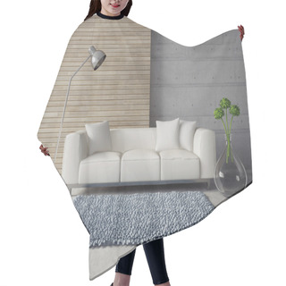 Personality  Modern Interior With Beautiful Furniture Hair Cutting Cape