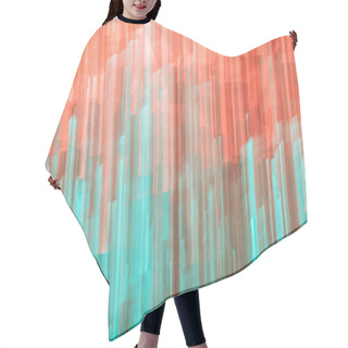 Personality  Beautiful Bright Shiny Vertical Stripes, Abstract Background Hair Cutting Cape