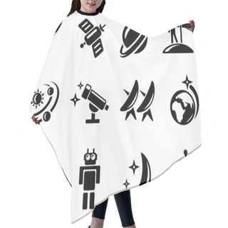 Personality  Space Icons Hair Cutting Cape