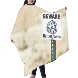Personality  Beware Rattlesnakes Hair Cutting Cape
