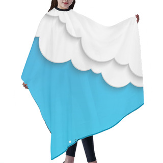 Personality  Abstract Cloud Background Hair Cutting Cape