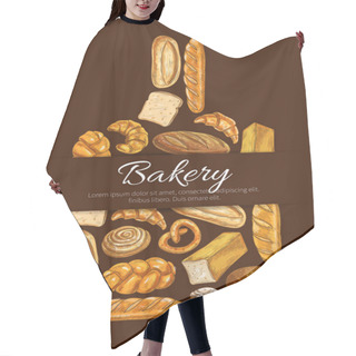 Personality  Bakery Poster In Shape Of Cutting Board Hair Cutting Cape