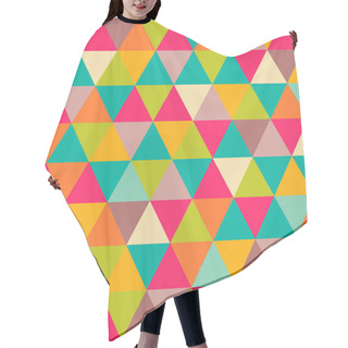 Personality  Abstract Geometric Triangle Seamless Pattern Hair Cutting Cape