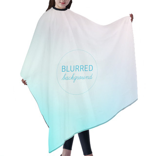 Personality  Colored Blurred Banner Hair Cutting Cape