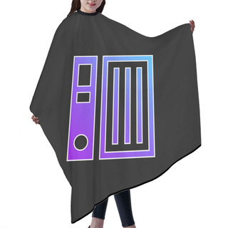 Personality  Archives Blue Gradient Vector Icon Hair Cutting Cape