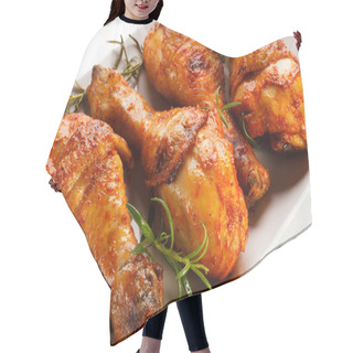 Personality  Grilled Chicken Drumsticks Hair Cutting Cape