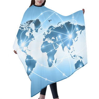 Personality  Best Internet Concept Of Global Business From Concepts Series. World Map Hair Cutting Cape