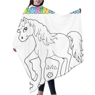 Personality  Coloring Book Unicorn Theme 1 Hair Cutting Cape