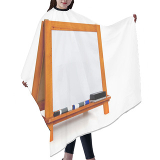 Personality  Wipe Board With Markers And Copy Space Hair Cutting Cape