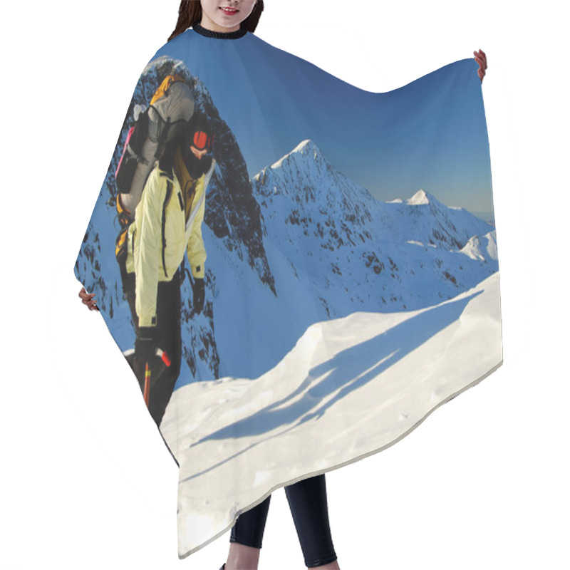 Personality  Climbing Alpinist Hair Cutting Cape