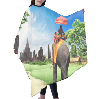 Personality  Thailand Travel Concept Hair Cutting Cape