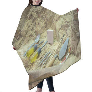 Personality  Archaeological Tools And Mammoth Fossils Hair Cutting Cape