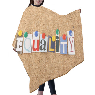 Personality  The Word Equality Hair Cutting Cape