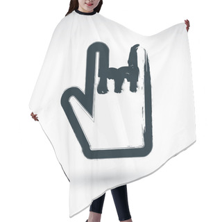 Personality  Love Rock Simple  Icon Hair Cutting Cape
