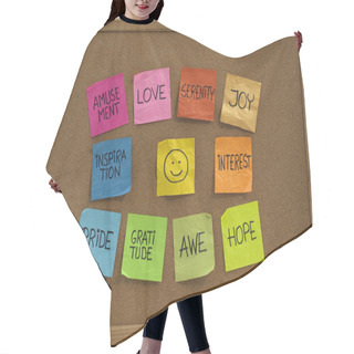 Personality  Smiley And Ten Positive Emotions Hair Cutting Cape