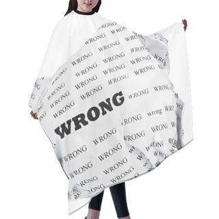 Personality  Wrong Do Not Need To Hair Cutting Cape
