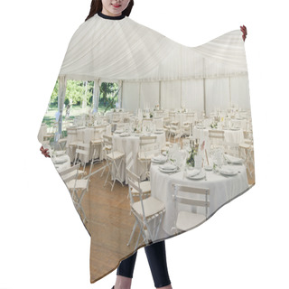 Personality  Wedding Marquee Hair Cutting Cape