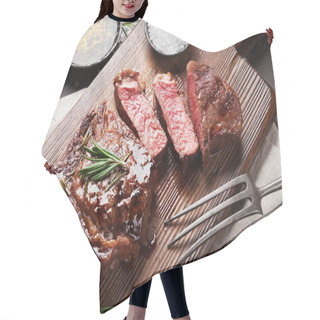 Personality  Beef Steak, Herbs And Spices Hair Cutting Cape