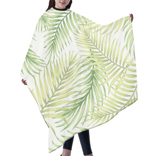 Personality  Seamless Exotic Pattern With Tropical Leaves Hair Cutting Cape