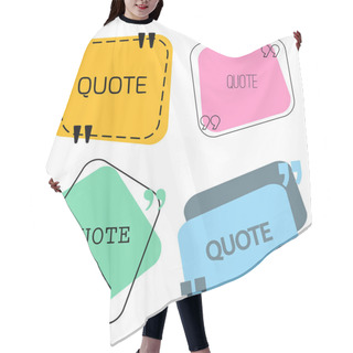 Personality  Quotes Frame And Sign Set Hair Cutting Cape