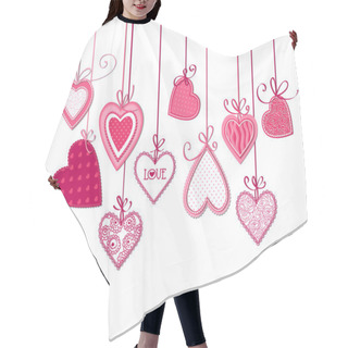 Personality  Hearts Hair Cutting Cape