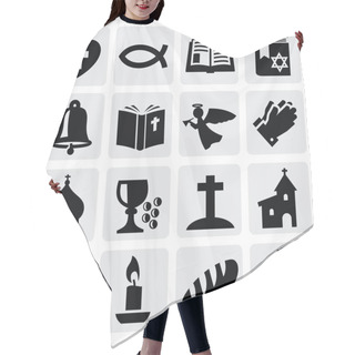Personality  Religion Icon Hair Cutting Cape