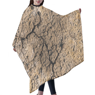 Personality  Dry Cracked Ground Hair Cutting Cape