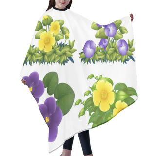 Personality  Different Types Of Flowers In Bush Hair Cutting Cape