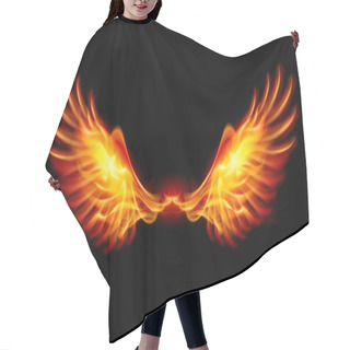 Personality  Burning Wings Hair Cutting Cape