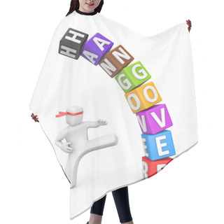 Personality  Hangover Concept Hair Cutting Cape
