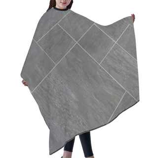 Personality  Slate Stone Texture Vinyl Floor Tiles Hair Cutting Cape