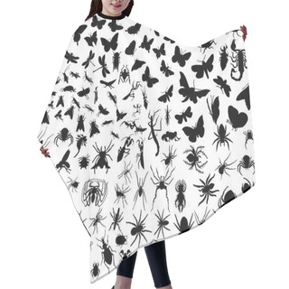 Personality  Vector Insects Hair Cutting Cape