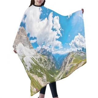 Personality  Beautiful Panorama Of Mountains Hair Cutting Cape