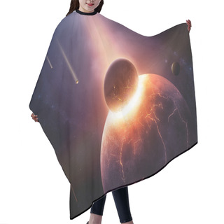 Personality  When Planets Collide Hair Cutting Cape