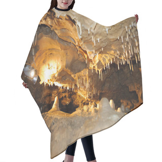 Personality  Crystal Cave Horizontal Hair Cutting Cape