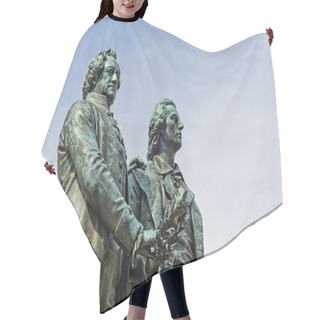 Personality  Goethe And Schiller Monument Hair Cutting Cape