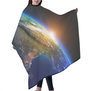 Personality  World Geography Hair Cutting Cape