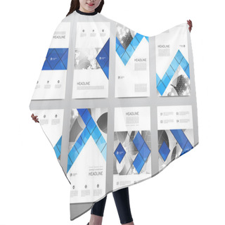 Personality  Layouts Of Design Brochures Hair Cutting Cape