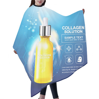 Personality  Collagen And Vitamin For Skin Concept Hair Cutting Cape