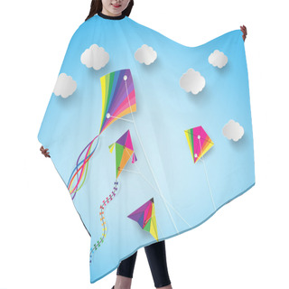 Personality  Kite On Sky Hair Cutting Cape