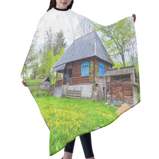 Personality  Traditional Village Building From The Mountains Of Transylvania Hair Cutting Cape