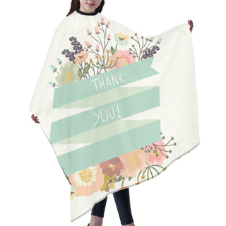 Personality  Floral Banners For Life Events Hair Cutting Cape