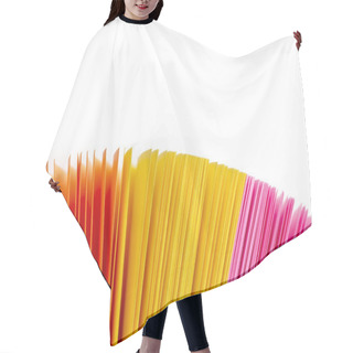 Personality  Assorted Colorful Papers Hair Cutting Cape