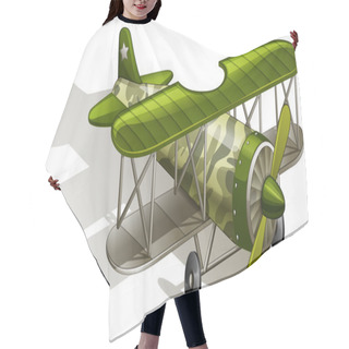 Personality  A Green Vintage Plane Hair Cutting Cape