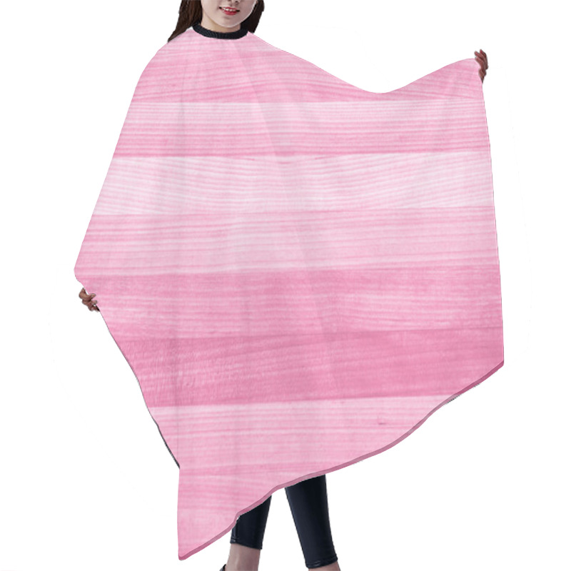 Personality  Pink Wood Texture hair cutting cape