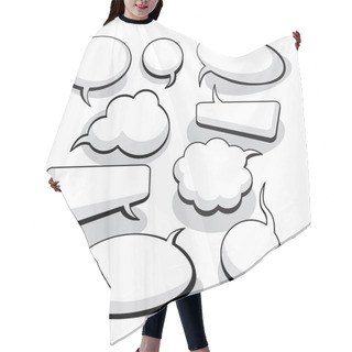 Personality  Speech And Thought Bubbles Hair Cutting Cape