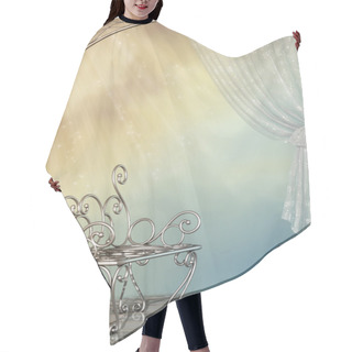 Personality  Fantasy Landscape Hair Cutting Cape