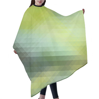Personality  Abstract Geometric Background With Polygons Hair Cutting Cape